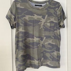 Camo boxy tee